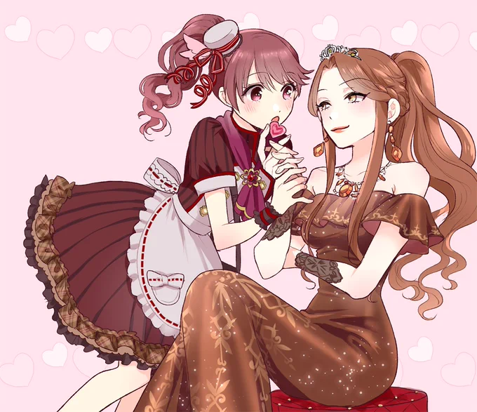 ハッピーときのりこバレンタイン👠❤️🍩 