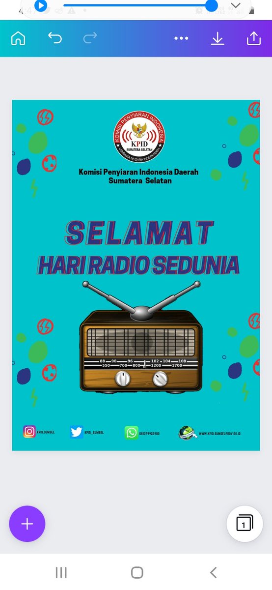 Selamat Hari Radio Sedunia.
