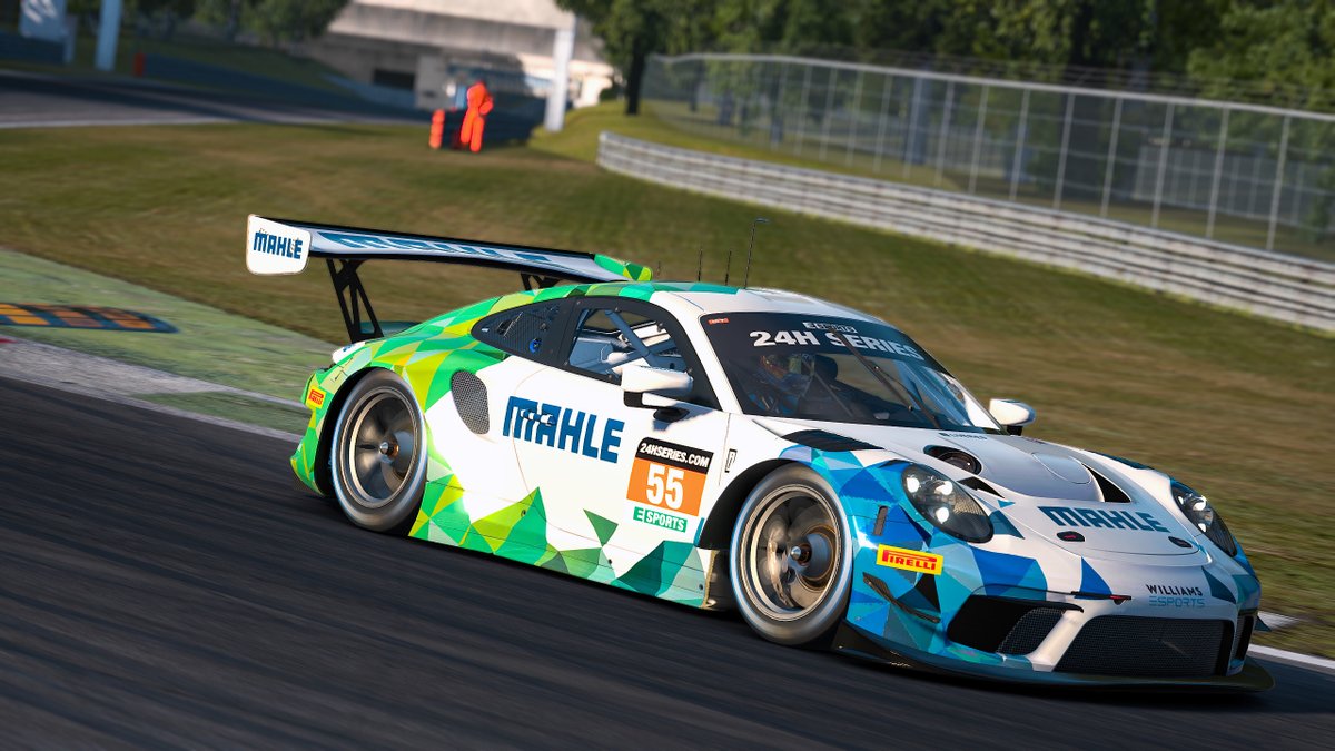 It's raceday! Round 4 of <a href="/24H_ESPORTS/">24H SERIES ESPORTS</a> 🔥 with <a href="/WilliamsEsports/">Williams Sim Racing</a> teammate <a href="/K_Gulbrandsen/">Kenneth Gulbrandsen</a> in the <a href="/MAHLE_Group/">MAHLE</a> Porsche📷👇

Preperation looked promising, but it will be a hard race as usual <a href="/autodromo_monza/">Autodromo Nazionale Monza</a> 🏎️

Live at 14 GMT📺:
youtube.com/watch?v=srQf7H…

#WilliamsEsports #MAHLESim