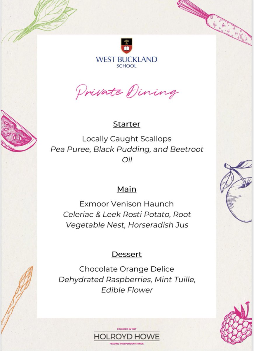 HHatWBSchool's tweet image. A great evening cooking a VIP dinner for the auction winner of the West Buckland Village community event held by the boarding community and @jc_aka_vegaskid from @WestBuckland back at Christmas. 
Fantastic job by the team to donate this awesome prize