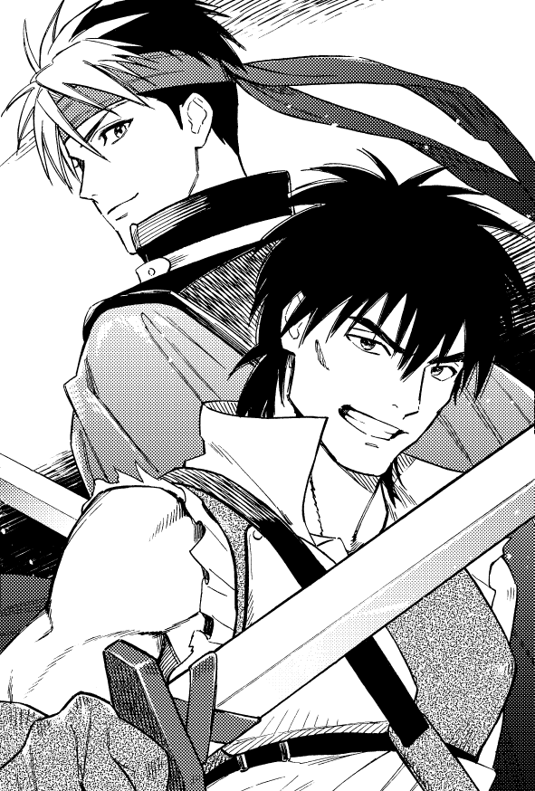 懐かしい感じの仕上がりになりました。
手元にトーン残ってたらフルアナログでやりたかったなー－