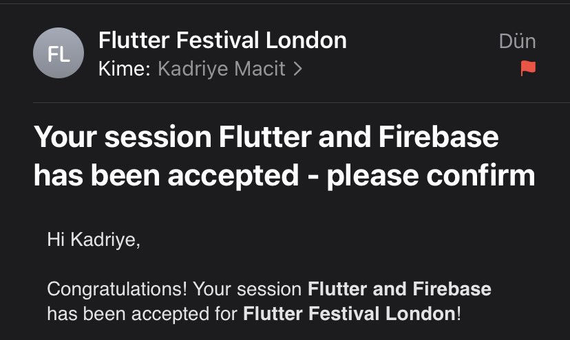 kadriyemct's tweet image. So excited! Thank you 🥳💙💙 @gdglondon 
#flutter #flutterfestivallondon #flutterfest