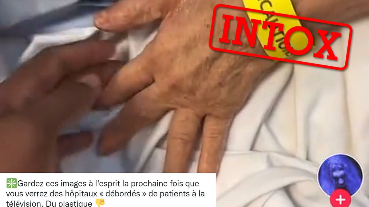 France24_fr's tweet photo. Cette vidéo ne montre pas des "faux malades du Covid"… mais des mannequins ultra-réalistes https://t.co/CnBeEgRez8 https://t.co/sO1pL7sq11