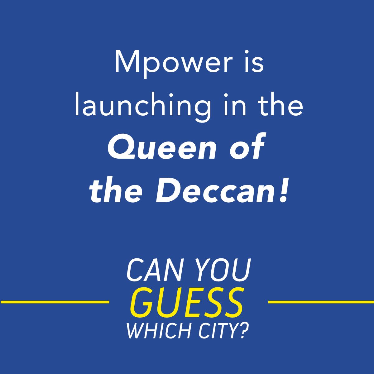 mpowerminds's tweet photo. Super excited to launch our new centre in a new city. Can you guess the location?
.
.
Hint: This city was an important part of many historical moments in the Maratha empire.
.
.
#NewCentreLaunch #Mpowerminds #ComingSoon https://t.co/FHeoDz4Wuk