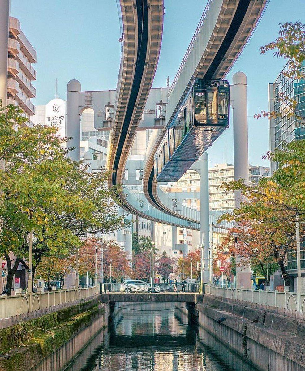 Archite01899733's tweet image. JAPAN  . Chiba Urban Monorail is a suspended monorail system in and the longest in the world, with a system length of 15.2km. 
Photo by: Iikoah [IG]