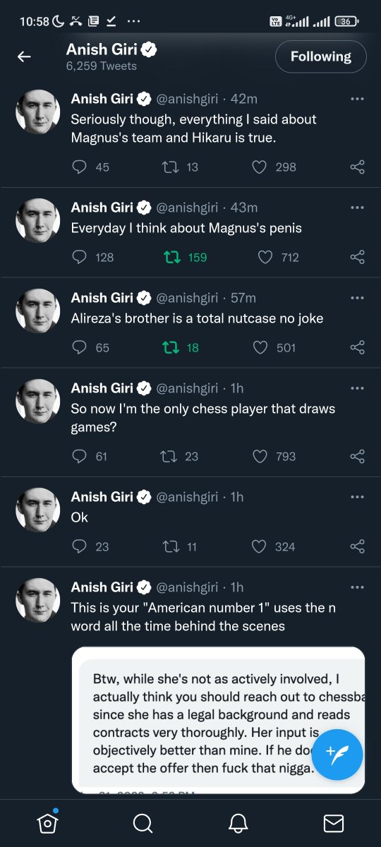 Anish Giri on X: Because apparently leaking whatsapp conversations is  ok.😅🤷🏻‍♂️ #ChessSuperLeague  / X