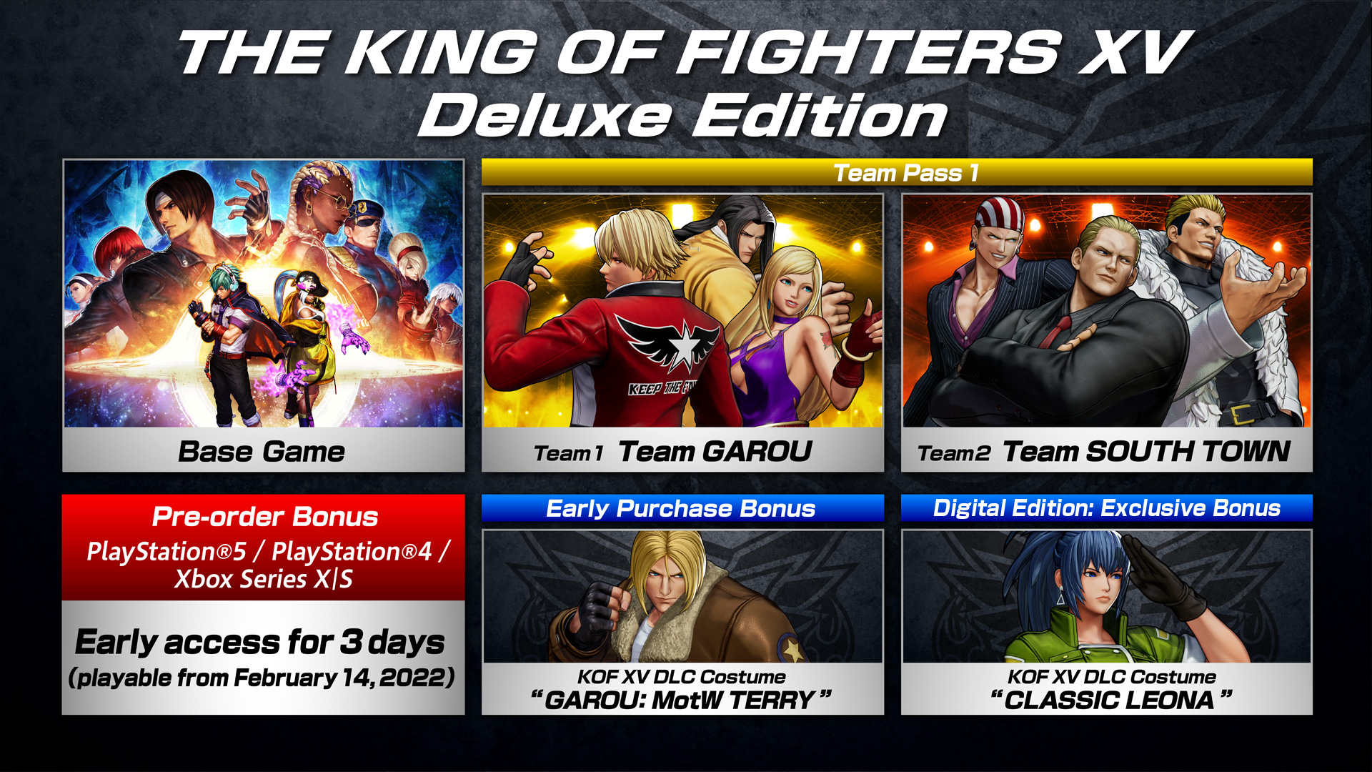 The King of Fighters XV Deluxe Edition Xbox Series X, Xbox Series
