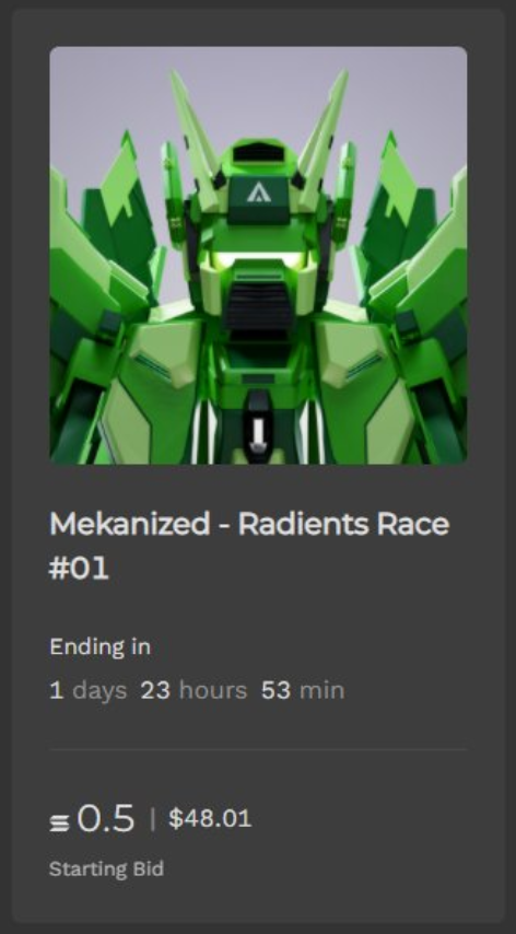 MekanizedNFT's tweet photo. Sorry mekagang, there was an error in the listing process and this item did not appear in my store. Looks like I'll have to wait about two more days before I can re-list it again. 

https://t.co/c0BDirkE3x

#Solana #SolanaNFTs #holaplex #NFTs #NFTCommunity #NFTdrop #NFTartists https://t.co/HqzkGGWNFA