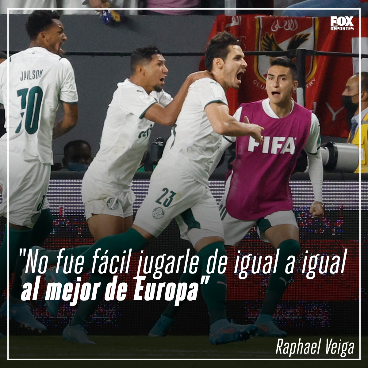 FOXDeportes's tweet photo. .@Palmeiras y el orgullo de haberle competido hasta el final al Chelsea campeón de Europa 😍

#MDCenFD https://t.co/Xsgk9OZAE0