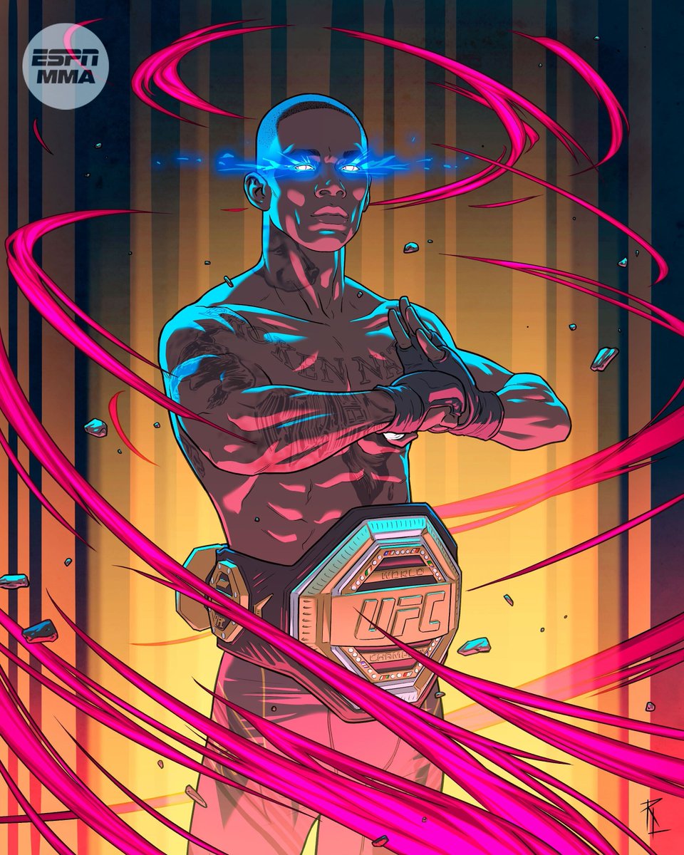 espn's tweet photo. THE CHAMP DEFENDS HIS TITLE 🔥

@stylebender defeats Robert Whittaker by decision at #UFC271!

@espnmma | 🎨 @RodrigoLorenzoL https://t.co/5QllaLX2gh