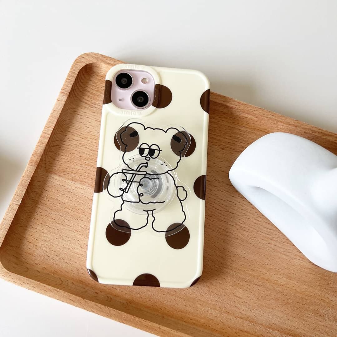 casetlelize's tweet photo. for iPhone 11 - 13 promax 🖇˚ 
     ꒰ 🥯 price 150 baht 

𓂂 🧋 เคสยางนิ่มคลุมรอบเครื่อง ผิวมันเงา แถมขาตั้งลายหมีใส ( มีกาวสองหน้าในตัว )

⭐ #เคสไอโฟน13 #เคสไอโฟน https://t.co/53V0YzUAtm