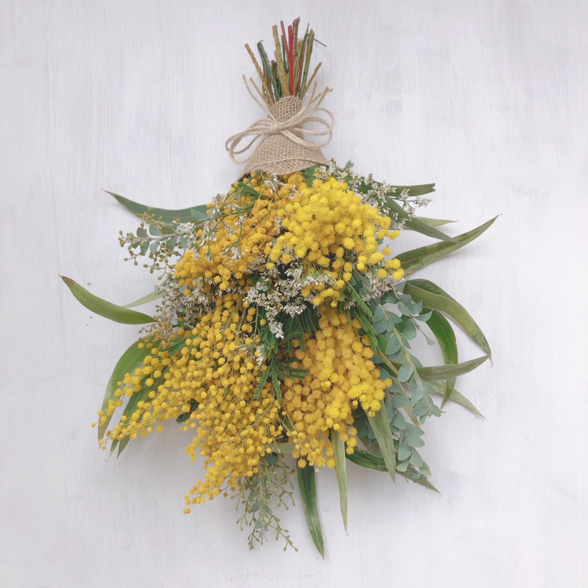 littleseed__'s tweet photo. ミモザのフレッシュスワッグ

フレッシュ素材なのでだんだんドライフラワーになる過程をお楽しみいただけます♪
#ドライフラワー
#スワッグ
#ミモザ
#ミモザスワッグ
#フレッシュスワッグ https://t.co/0D8Y8m1JzC