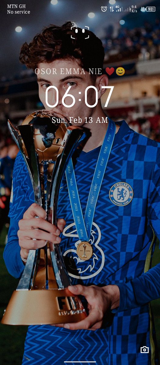 Chelsea fans, drop your lock screens....

#ChampionsOfTheWorld 
#CFC #Chelsea