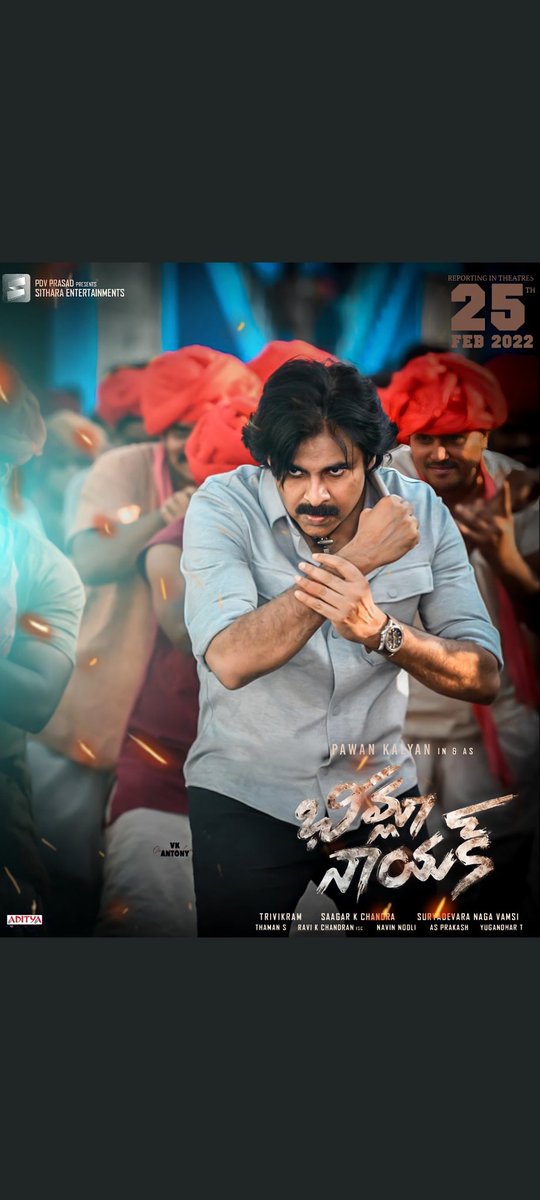 sainagarajugand's tweet image. Bheem Bheem Bheem Bheem… #BHEEMLANAYAK SONG LOADING!!🕺🔥
@PawanKalyan 💥
Release date update coming soon! ✨