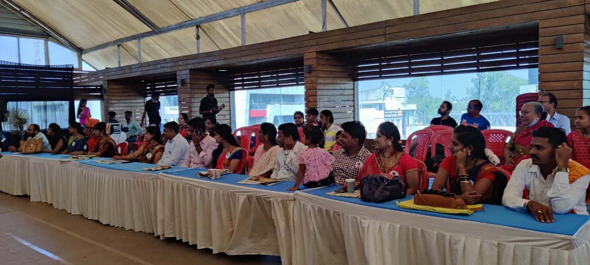 jodi_vk's tweet photo. @FreedomOil_In presents @jodi_vk ಸೀಸನ್-2 ಉತ್ತರ ಕರ್ನಾಟಕ ಪ್ರಾದೇಶಿಕ ಸುತ್ತು ಹುಬ್ಬಳ್ಳಿಯಲ್ಲಿ ಇಂದು ನಡೆಯುತ್ತಿದೆ.  @Vijaykarnataka @EditorLvk #couple #bestjodi #Hubballi #regionalround @PSaunshimath https://t.co/Jd2DToABuo