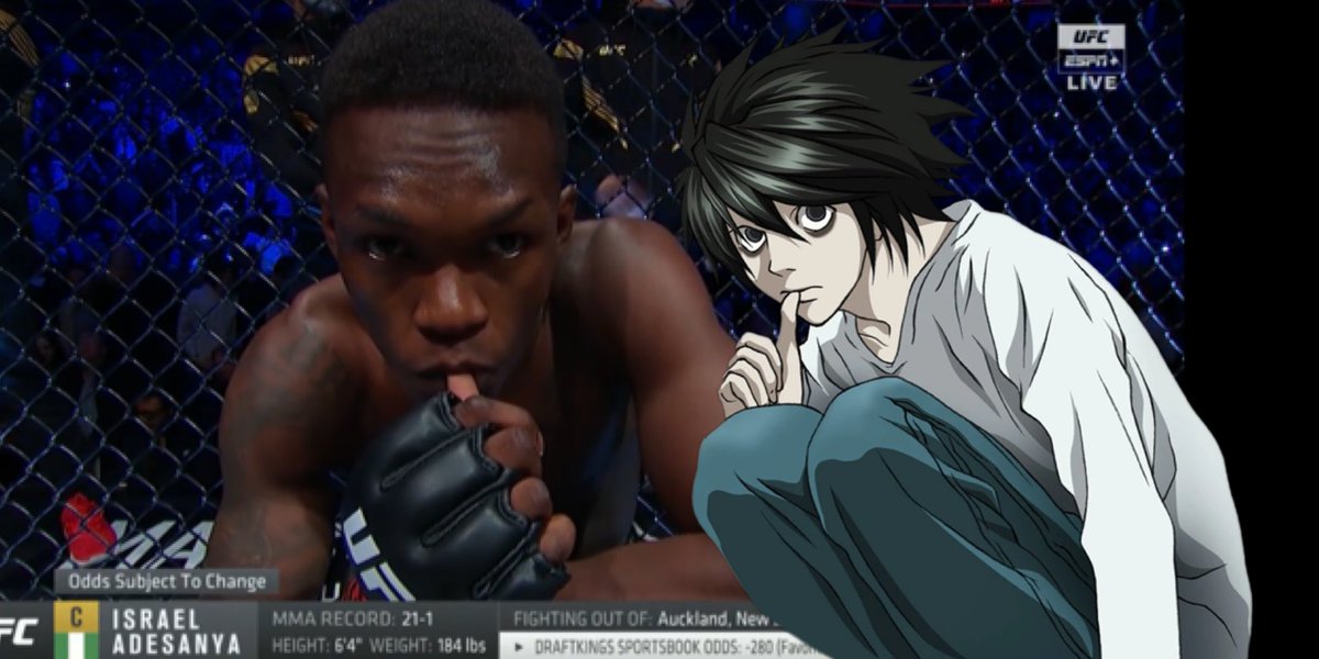 MrGreen685's tweet photo. "I Was Testing Him. I Wanted To See What He'd Choose." -L  @stylebender  #UFC271 #DeathNote https://t.co/RaoU3erVhq