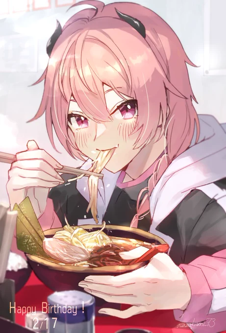 #まおうのえかき #魔桜マルお誕生日おめでとうございます!!今後の活躍楽しみにしております～!FAの使用はタグの御本人様のみ許可いたします 