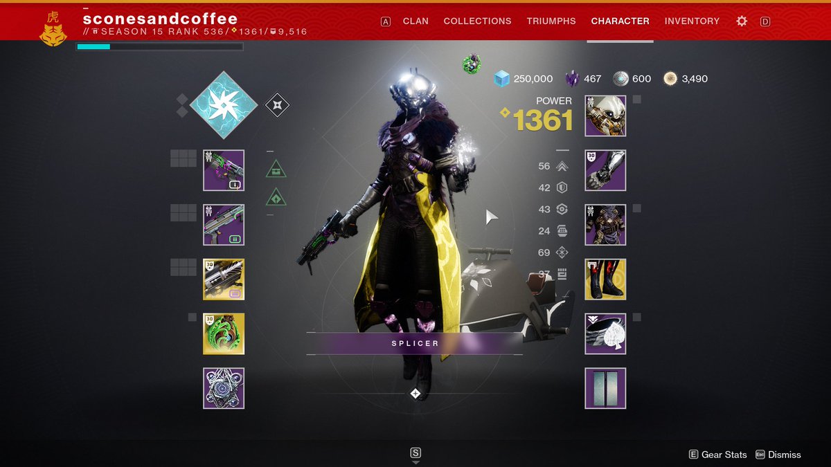 sc0nesandc0ffee's tweet photo. GuysโฆI did it.
My first seal!
Iโm a Splicer.
#destiny2 #firstseal #splicer #warlockmain #babysfirstseal https://t.co/xdGS9fQC7E