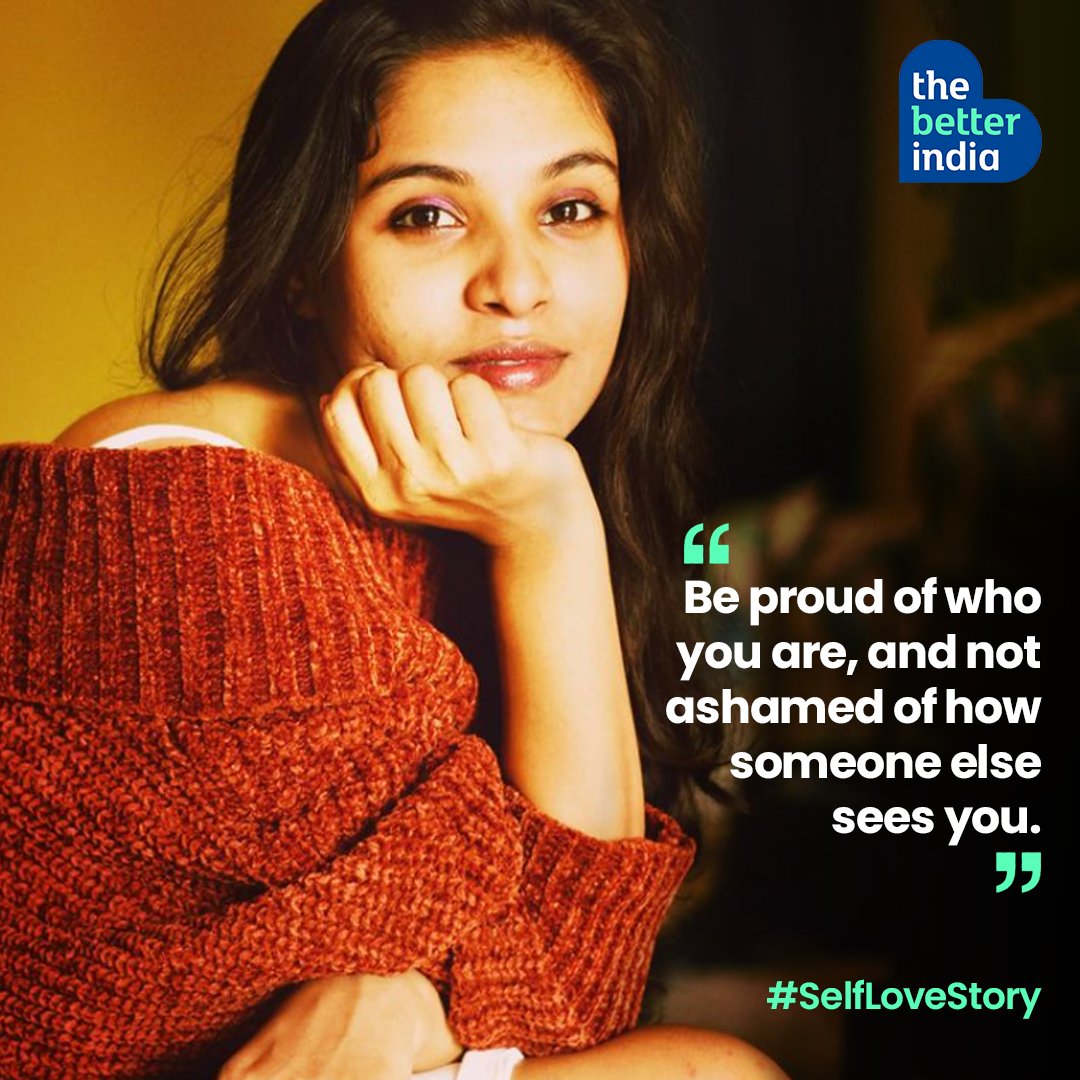 thebetterindia's tweet photo. “Be proud of who you are, and not ashamed of how someone else sees you."
#SelfLoveStory https://t.co/9XQ0xW1sfI
