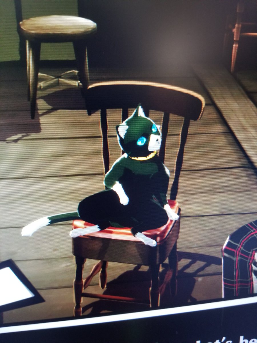 losing it over how he's sitting