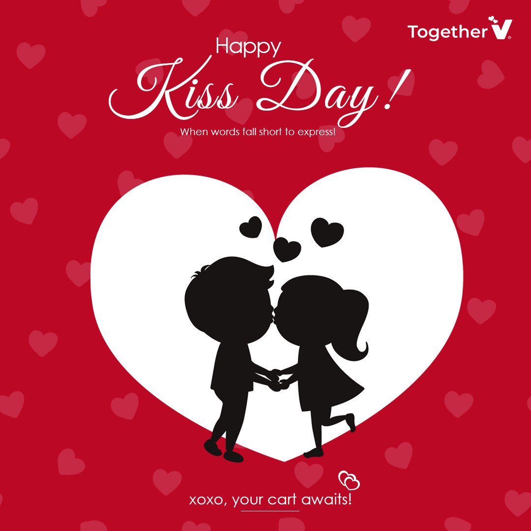 togetherV_'s tweet photo. What’s the purest expression on love? A Kiss! 
So share some kisses and express your love! 🥰
Happy Kiss Day!
#KissDay #ValentinesDay2022 #love #valentinesdaygift https://t.co/avDxQ63TQM