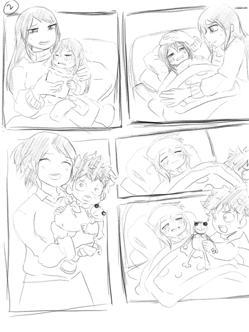 Midotsuyu - young days / winter days doodle. Enjoy  part 2 🙏😭 #IzukuMidoriya #TsuyuAsui #Midotsuyu #IzukuxTsuyu #Fever #sick #winter #mothers #Deku #Froppy #doodle #fanart #BokuNoHeroAcademia #InkoMidoriya #BeruAsui 