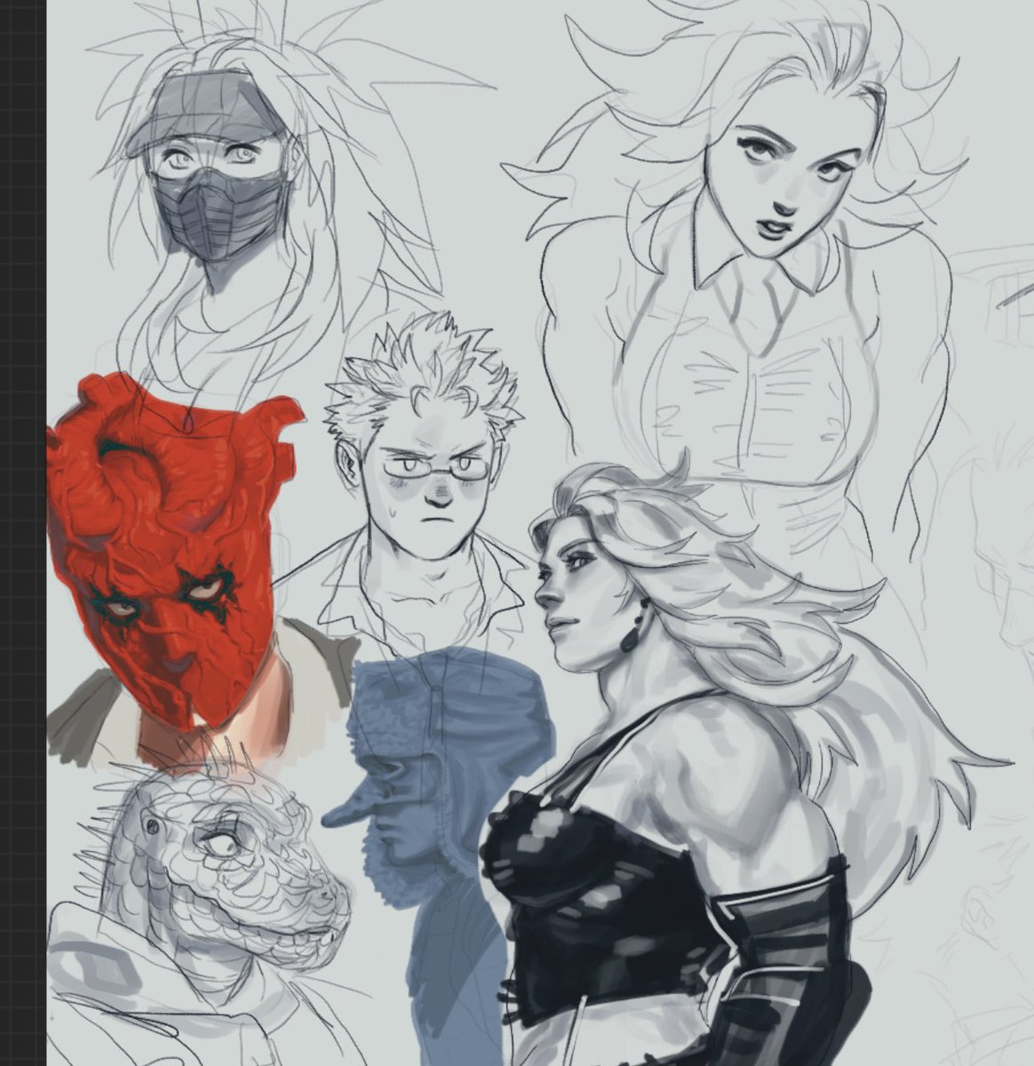 kingaza_'s tweet photo. Doro doodles https://t.co/F3AZqoNPmd