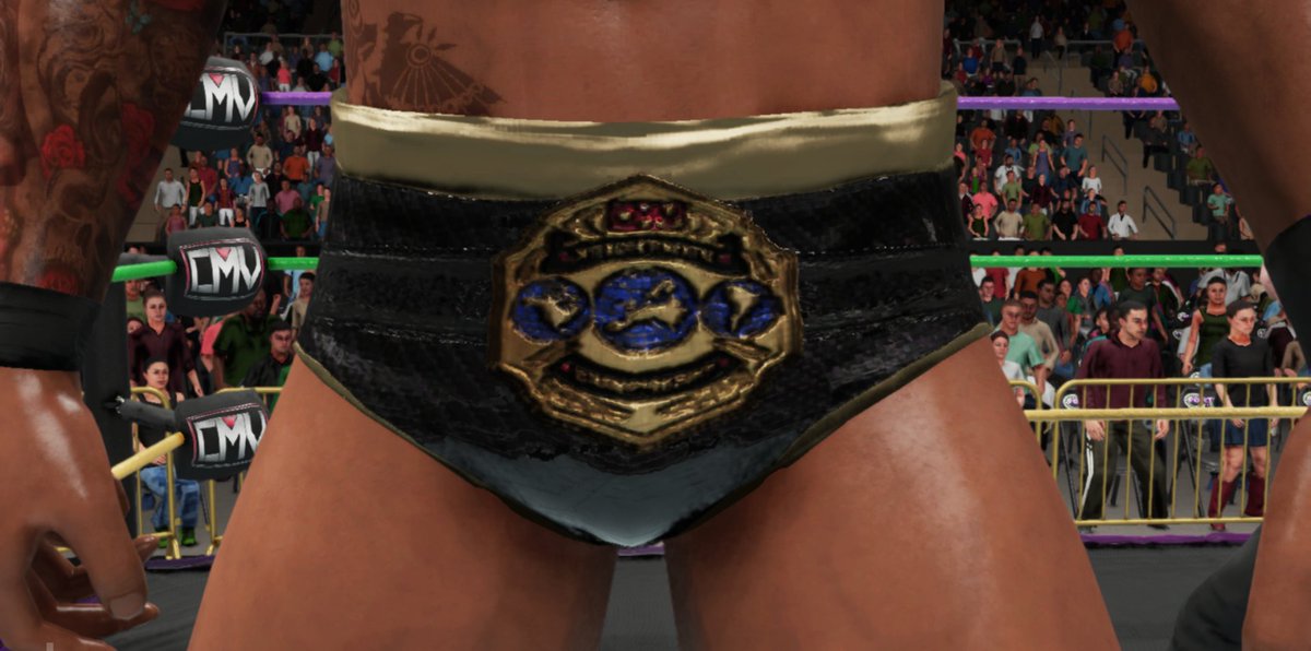 TroyColt1's tweet photo. @OfficialCMV_ Everyone should already be calling me the IC Champ. I mean I'm already wearing the belt 😎 https://t.co/oVvJbV9Qgu