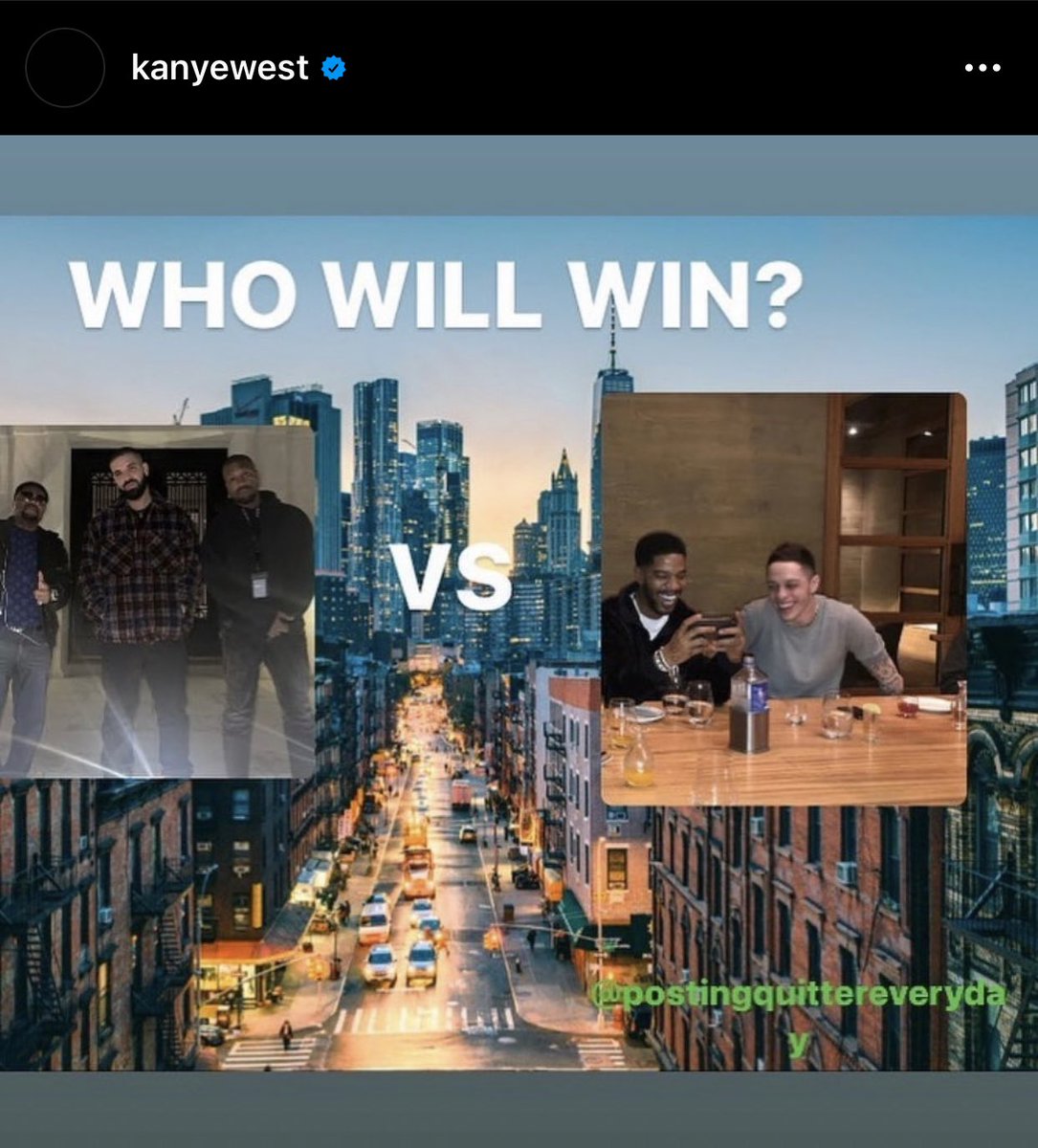 Bro who tf is sending these memes to Kanye 😭😭