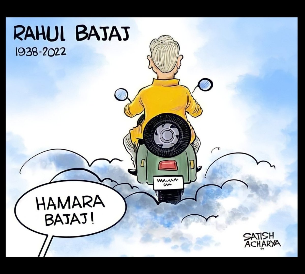 AjithBhaskar4's tweet photo. The man who gave wheels to India"s dreams...
#RahulBajaj https://t.co/hyWowRWuPh