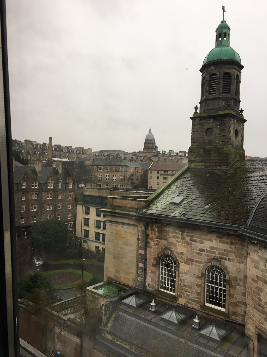 Looking over the old town this morning. Still lovely in the rain 🌧