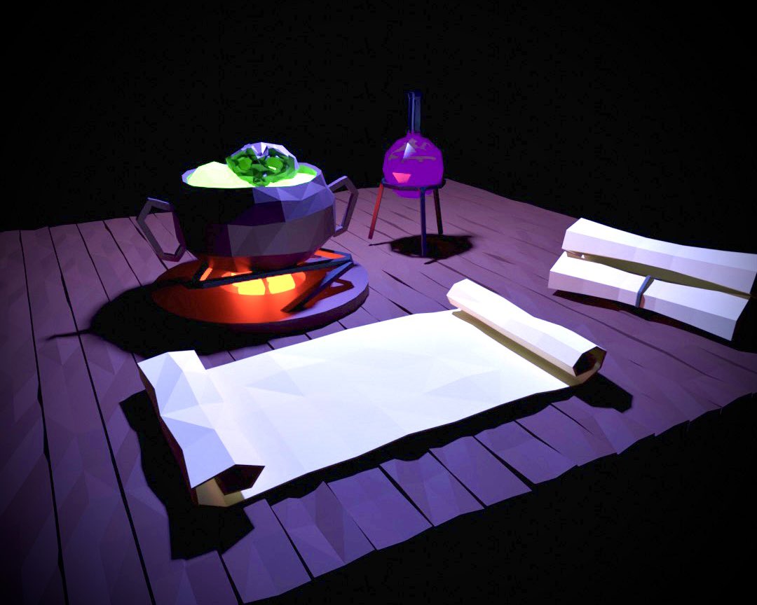 osushi_wine's tweet photo. ローポリで実験室作りました！

#b3d #3DCG https://t.co/2FxB6Oayj6
