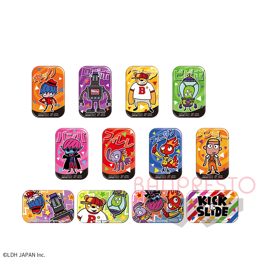 MOLLYONLINE_of's tweet photo. \2/17 0:00より新景品登場予定/
【 #KICKSLIDE 2連アクリルプレートキーホルダー】
【KICK&SLIDE スクエア型缶バッジ】 https://t.co/amO9aFyKgD