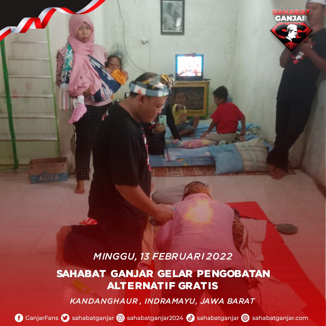 GanjarIndramayu's tweet photo. DPC Sahabat Ganjar Indramayu akan mengadakan pengobatan gratis bersama Tabib Shifu Sanjaya.

Terdapat beberapa terapi seperti gurah,totok, bekam dan masih banyak lagi.
 relawan Sahabat Ganjar Indramayu

#SahabatGanjar #GanjarPranowo #Ganjar https://t.co/SrxpBfRcSI
