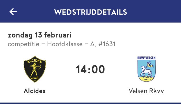 Vanmiddag om 14.00 uur hervatten de mannen van <a href="/Alcides1907/">Alcides♔</a> ZO1 de competitie in de hoofdklasse A. Tot straks op Ezinge! 💛🖤⚽️ #letsgo💪🏻