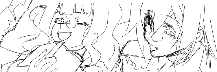 落描きしたいけどあんまりがっつり時間割いてる余裕ないし新しいヘッダー作るくらいの感じでなんか隙間でできないかなみたいな…Φ三Φ('、3) ヽ)_ 