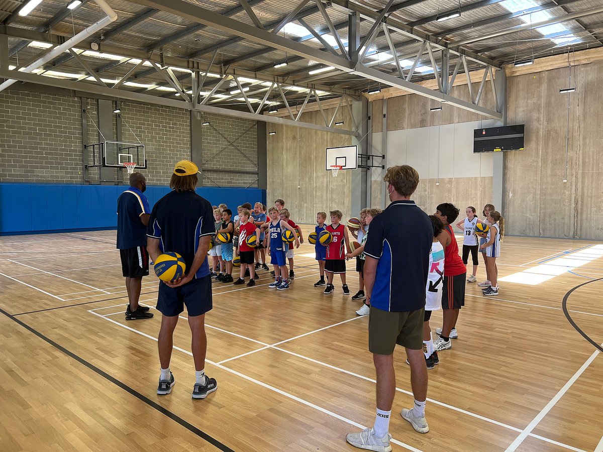 StLukesGS's tweet photo. BASKETBALL CENTRE // It was very exciting to be able to start the year with the new basketball court operational! A number of students have already been able to enjoy the facility, including those who attended our school holiday basketball camps. https://t.co/GjwpJ4CN1w