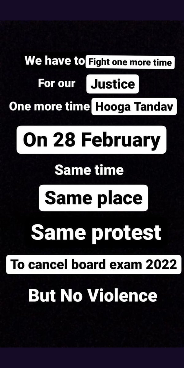 AshuBHAAVA's tweet photo. @MKakade2000 @VarshaEGaikwad @scertmaha @msbshse @vgarad #cancelboards2022 #cancelboardpariskha2022 https://t.co/ZY8u40jEfY