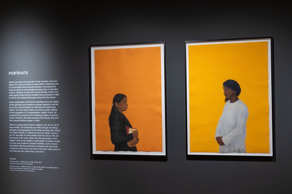 OxTweets's tweet photo. โ@a_alikazimโ SUSPENDED IN TIME. Installation view of the portraits.
The show is open until June 26th @AshmoleanMuseum Oxford #alikazim #suspendedintime #ashmoleanmuseum #oxford #ManofFaith #WomanOfFaith #portrait @SladeSchool @ucl @NCAOfficials https://t.co/EBjVAatunA