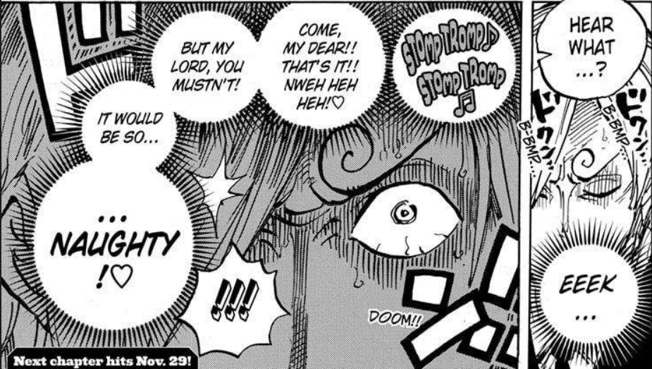 monkeydlau's tweet photo. los que ven el anime: ah vale, Sanji ha oído a una tía random

los que leen el manga: IVANKOV ESTÁ EN WANO *se ponen a analizar los kanjis del capítulo*

#OnePiece1010 https://t.co/6W1G78q9q7