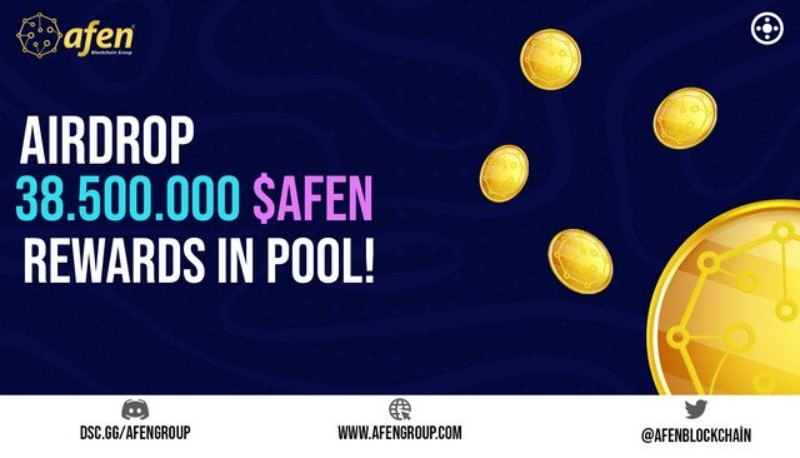 #Airdrop:🔥AFEN Airdrop🔥
Reward Pool:💰3,850,000 AFEN💰
Referral: YES
Rate: ⭐️⭐️⭐️⭐️⭐️(5/5) 
 
🔹Start  AFEN Group Airdrop Bot
🔹Complete social tasks
🔹Share your ref link to get more points!

🛠 Telegram, Twitter, etc.

🌐 Claim your Airdrop: 
freecoins24.io/afen-airdrop/

#Airdrop