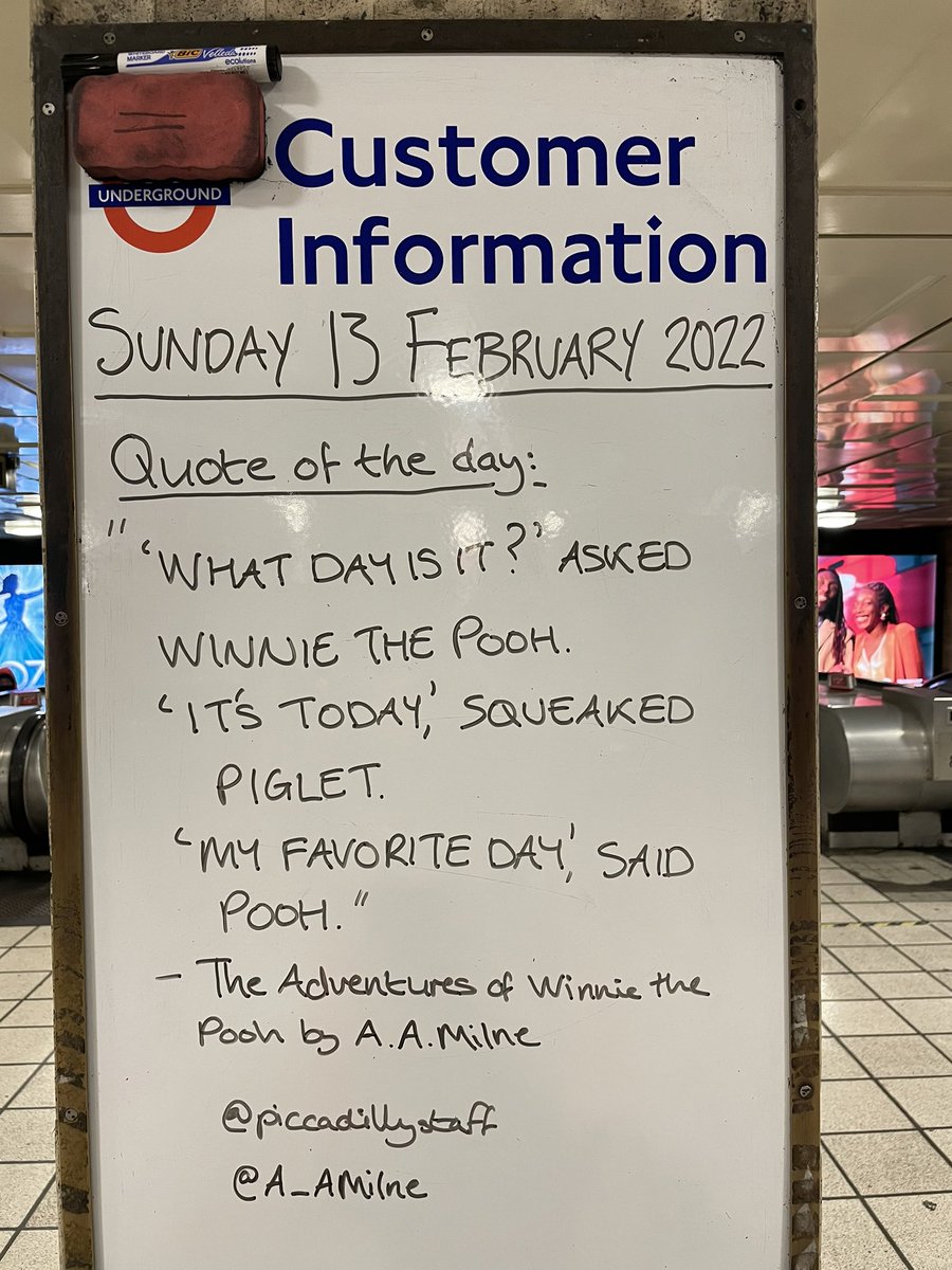 Today’s quote pays homage to <a href="/A_AMilne/">A.A.Milne</a> #winniethepoohday #SundayThoughts #MotivationalQuotes