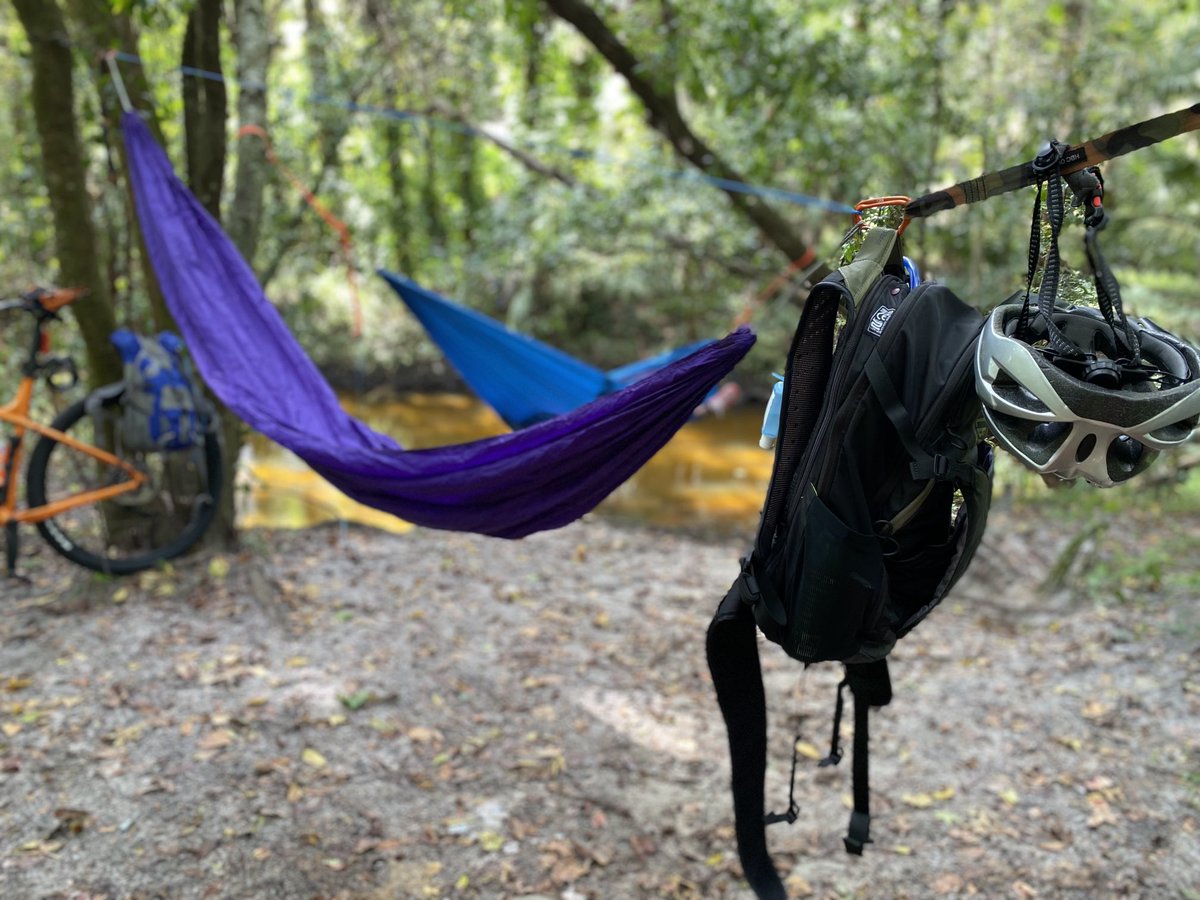 Can’t decide which we like more, #hammocktime or #bikepacking how about you?