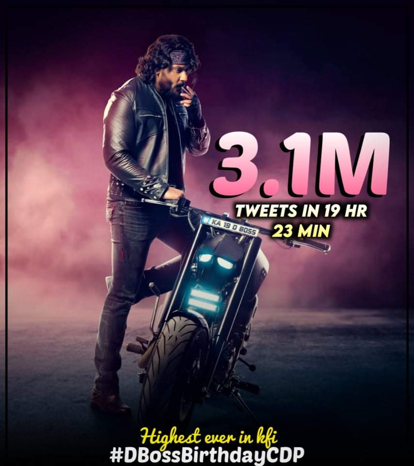 DBossTrends's tweet photo. Today is Our Day⚡🔥

4 Million is Our Target😎

🤜 #DBossBirthdayCDP 🤛

#Kranti | #DBoss | @dasadarshan https://t.co/S1LhOFPyPe