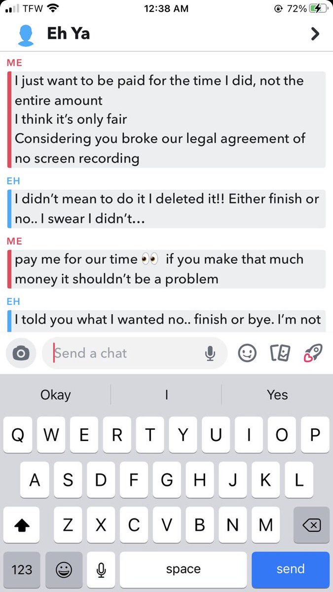 scamprotections's tweet photo. @ SELLERS
-
@Leroy55889095 is a SCAMMER
he will ask you for hours of content
offering huge payouts just to record
it all and never pay you. AVOID HIM.
possible reseller, definite shitty human.
it's giving tiny dick energy but anyway..
#buyingcontent #sellingcontent https://t.co/WlmPe4Aydl