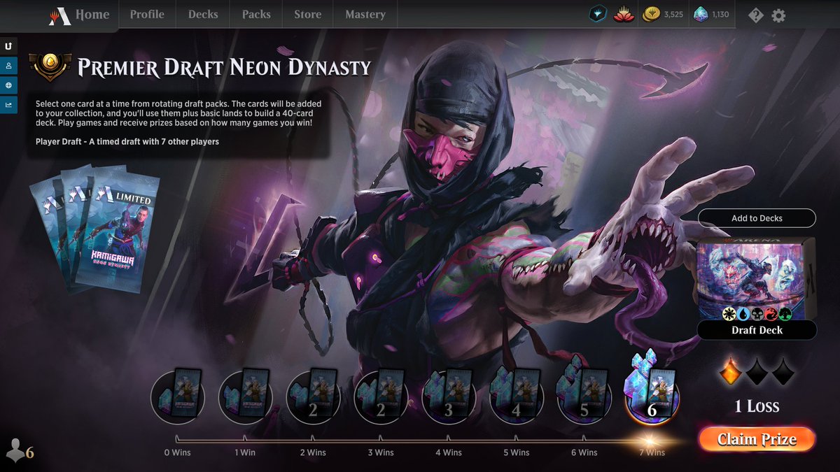 Samsoni1MTG's tweet photo. Did a bunch of drafts tonight and did Really well with two of my 7 wins being from getting some insane pulls/passes TY everyone for stopping bye and saying hi I sent the love over to @Ahh_Deano
#CarnageMagic @arenacraftpod @fireshoes https://t.co/oSuvG8818X