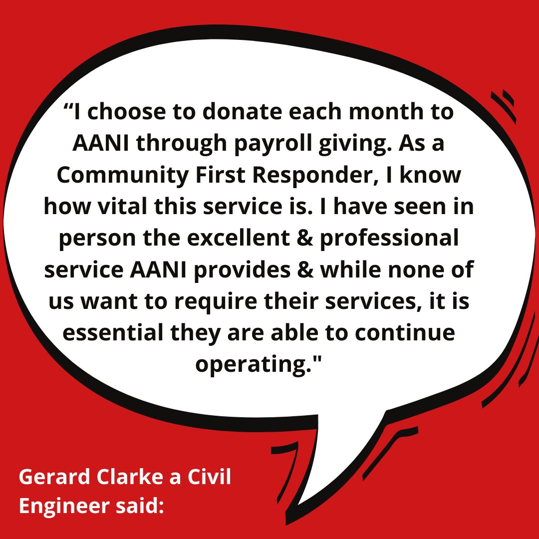 AirAmbulanceNI's tweet photo. Today is the end of #PayrollGivingWeek! Join Gerard Clarke, a civil engineer who helps to save lives, brains & limbs through #PayrollGiving. Your donation will be made before you pay tax, making it an easy way to give more for less! Find out more at: https://t.co/Ir4OnQEvMQ https://t.co/3SmcsrOcZ0