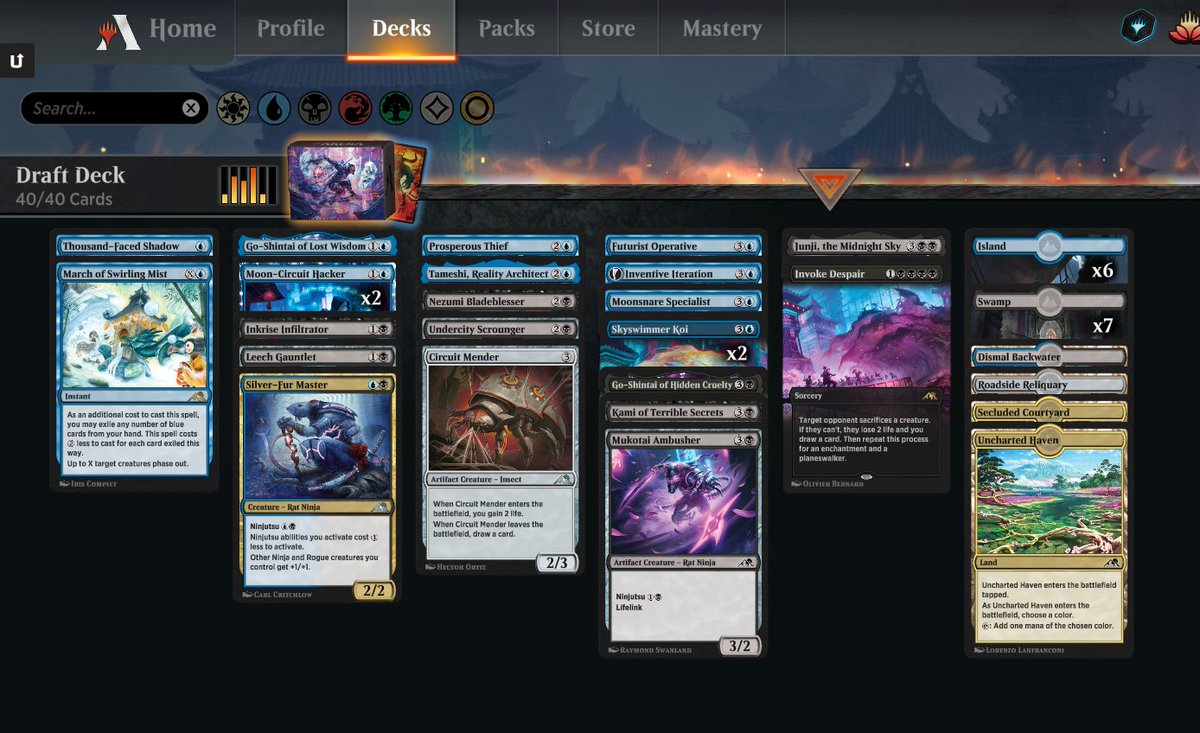 Samsoni1MTG's tweet photo. Did a bunch of drafts tonight and did Really well with two of my 7 wins being from getting some insane pulls/passes TY everyone for stopping bye and saying hi I sent the love over to @Ahh_Deano
#CarnageMagic @arenacraftpod @fireshoes https://t.co/oSuvG8818X
