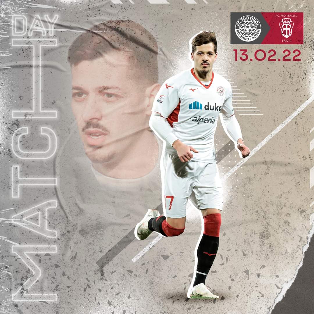 fclubsuedtirol's tweet photo. ⚪MATCHDAY🔴
🆚 @ProVercelli1892
🏆 Serie C - @LegaProOfficial
🗓 Spieltag 2️⃣6️⃣ giornata
🏟 Stadio 'Druso', Bolzano
⌚️ Ore 14.30
#FCS #FCSüdtirol #Whitereds #SerieC #passion #FCSPVE #FCSüdtirolProVercelli #13febbraio https://t.co/T0TfQcIP6n