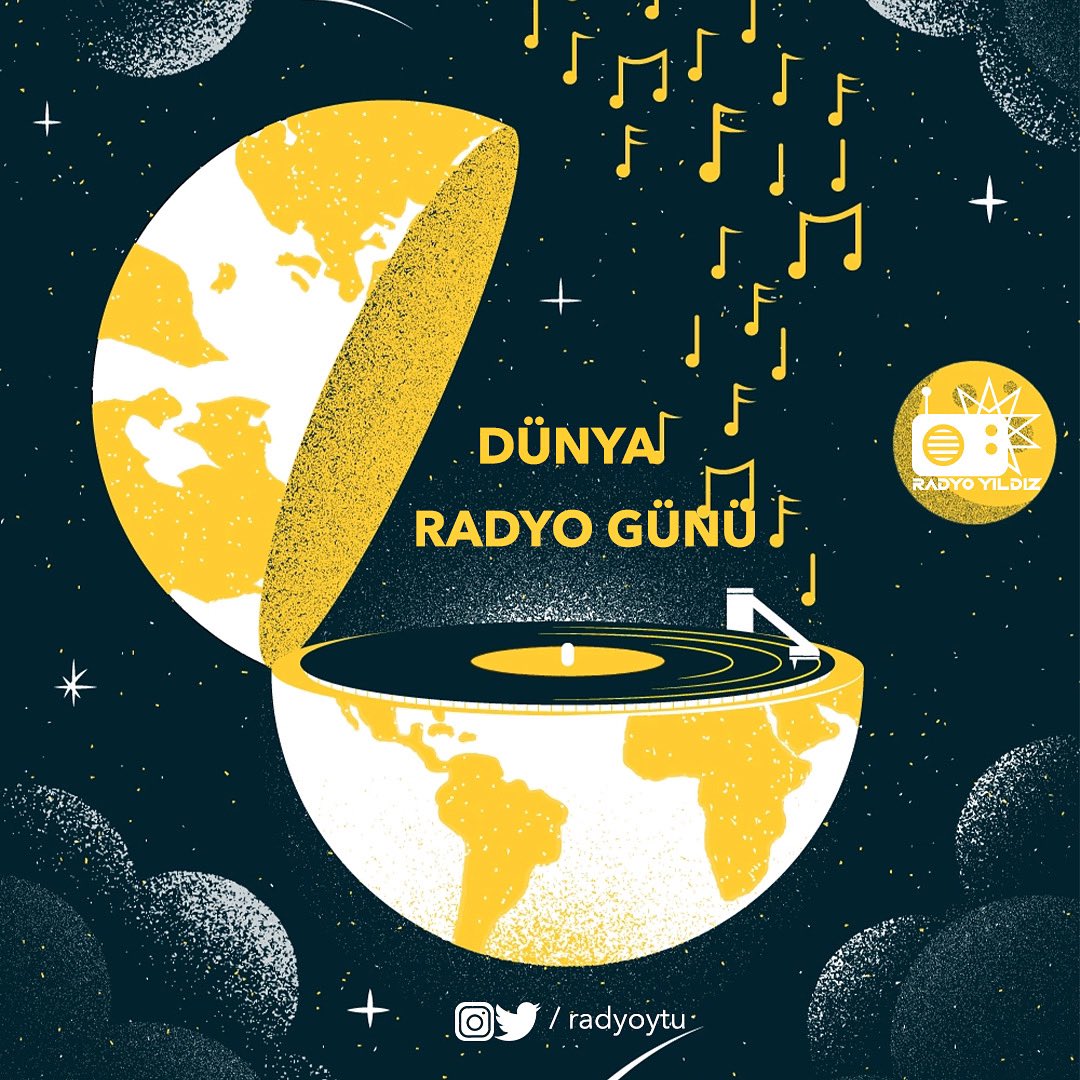 UNESCO tarafından Kasım 2011’de Dünya Radyo Günü olarak ilan edilen 13 Şubat “Dünya Radyo Günü”, bu sene on birinci kez kutlanıyor. Radyo Yıldız ailesi olarak bizler de Dünya Radyo Günü'nü kutluyor ve yayınlarla dolu bir yıl diliyoruz!✨🎙